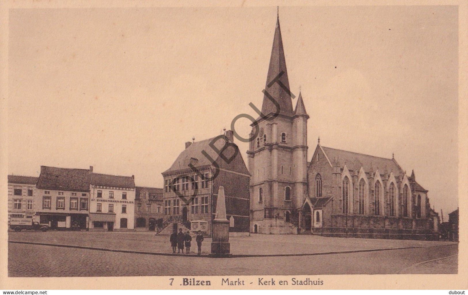 Postkaart/Carte Postale - Bilzen - Markt (C3925) - Bilzen