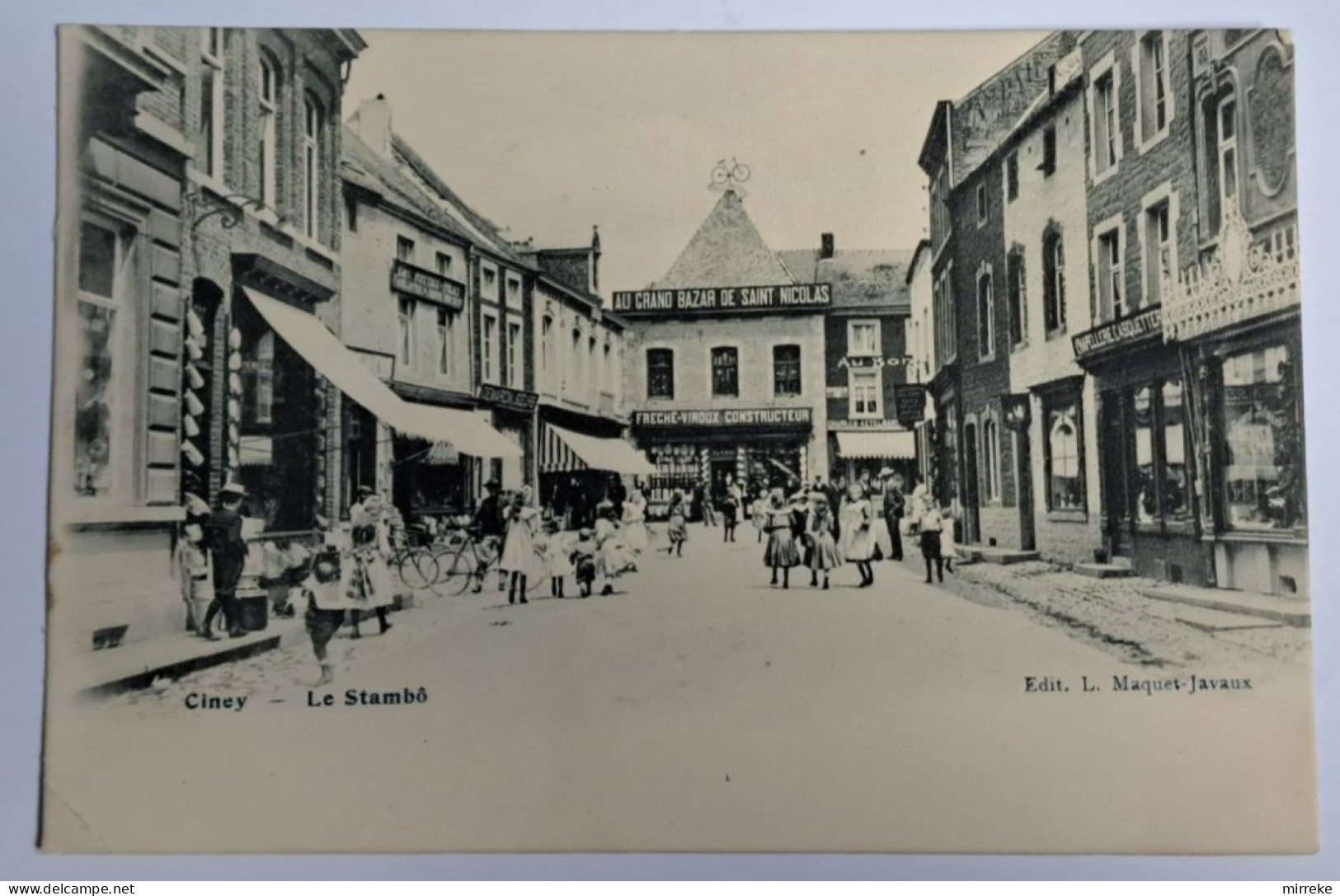 @J@  -  CINEY -  Le Stambô  /  Au Grand Bazar De Saint - Nicolas   -  Zie / Voir Scan's - Ciney