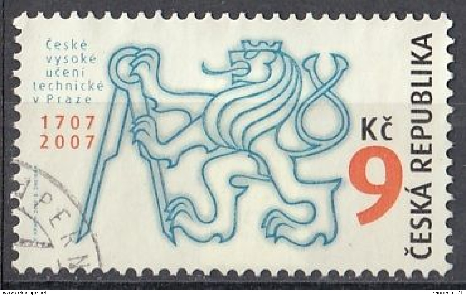 CZECH REPUBLIC 498,used,falc Hinged - Oblitérés