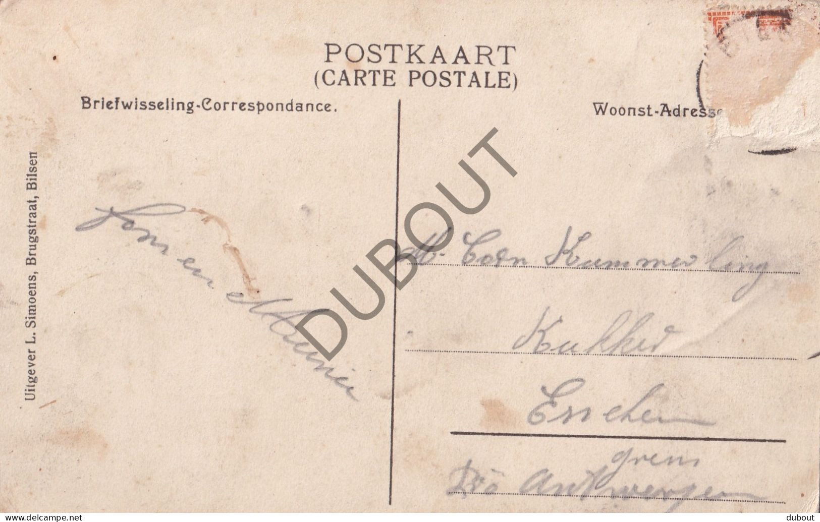 Postkaart/Carte Postale - Bilzen - Statielaan  (C3997) - Bilzen