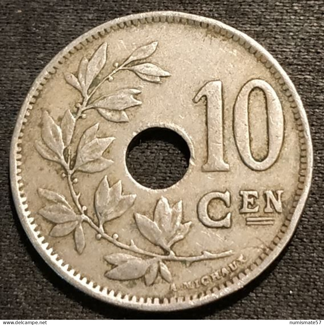 BELGIQUE - BELGIUM - 10 CENTIMES 1922 - Légende NL - Albert Ier - Type Michaux - KM 86 - 10 Cents