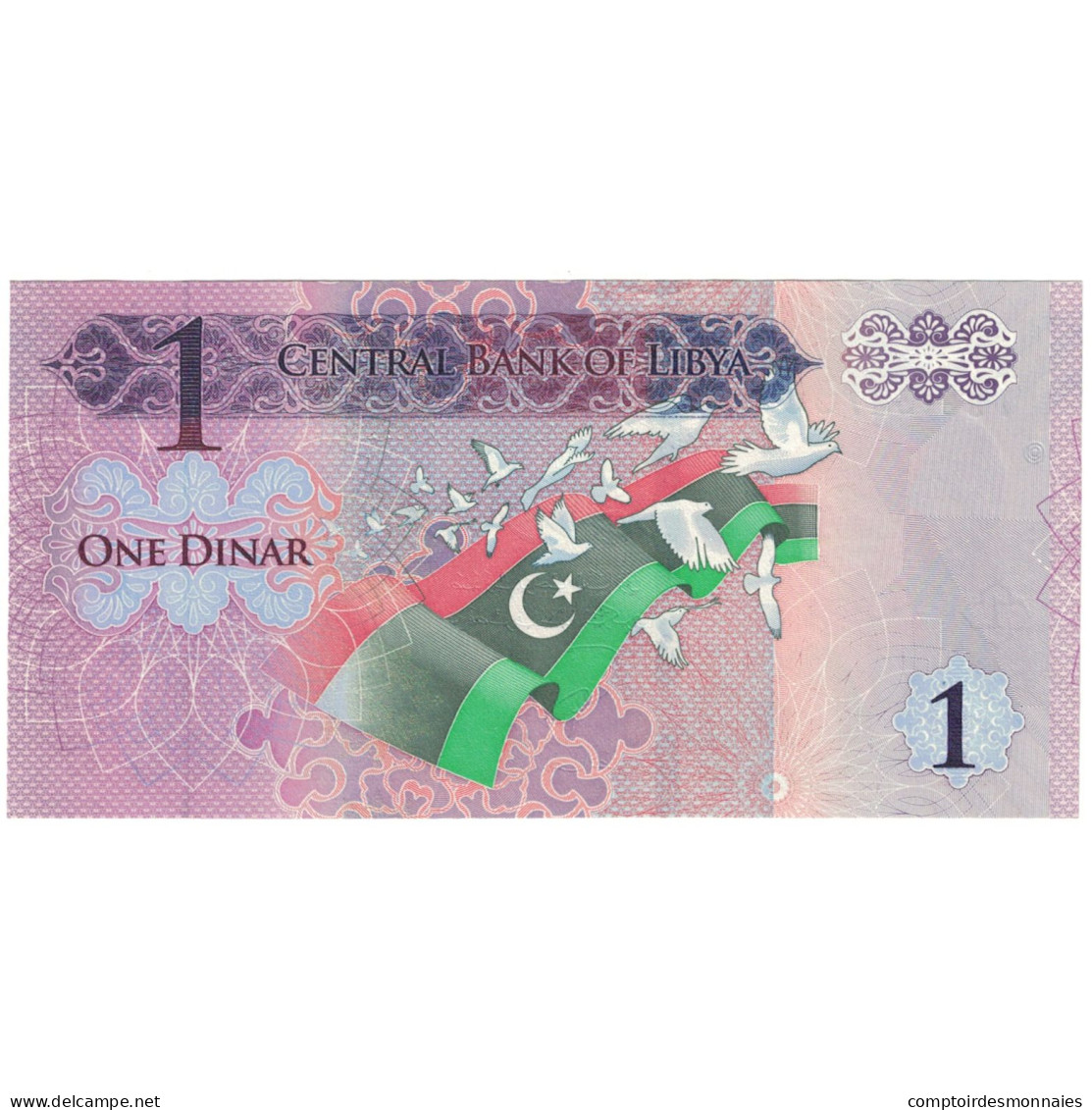 Billet, Libye, 1 Dinar, Undated (2013), KM:76, NEUF - Libya