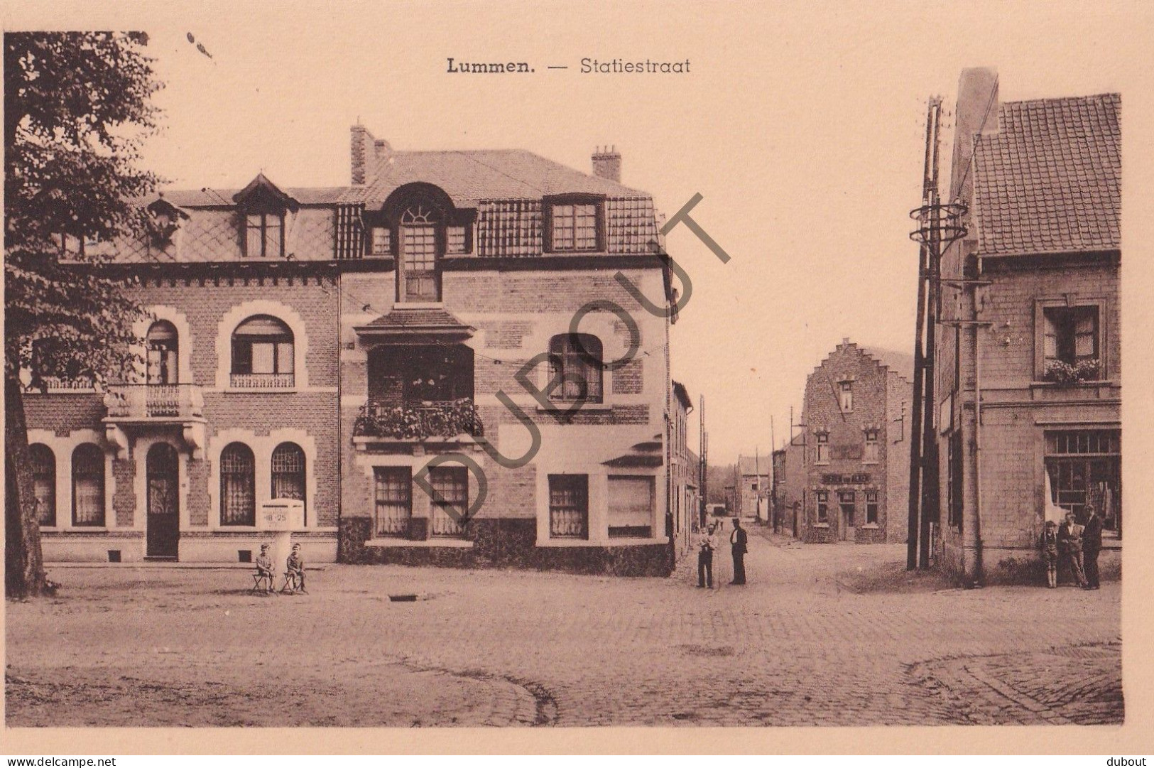 Postkaart/Carte Postale - Lummen - Statiestraat (C3965) - Lummen