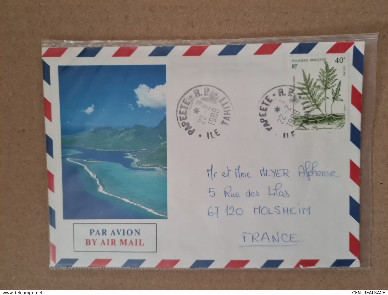 ILE DE TAHITI PAPEETE RP 1988 - Tahiti