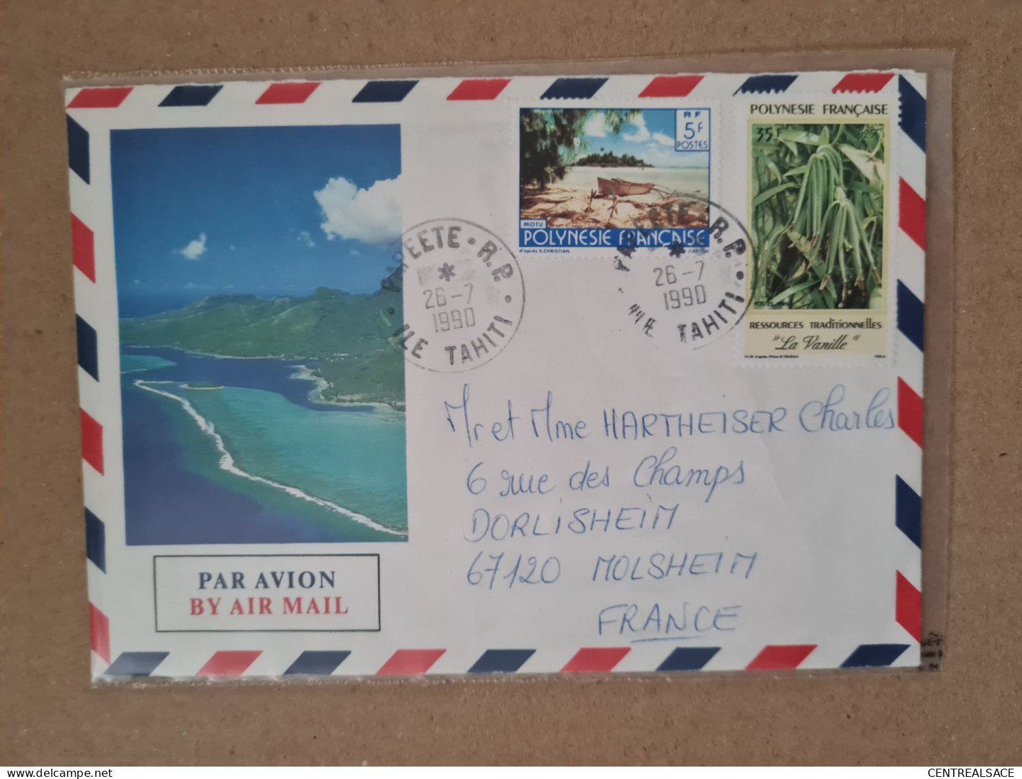 ILE DE TAHITI PAPEETE RP 1990 - Tahiti