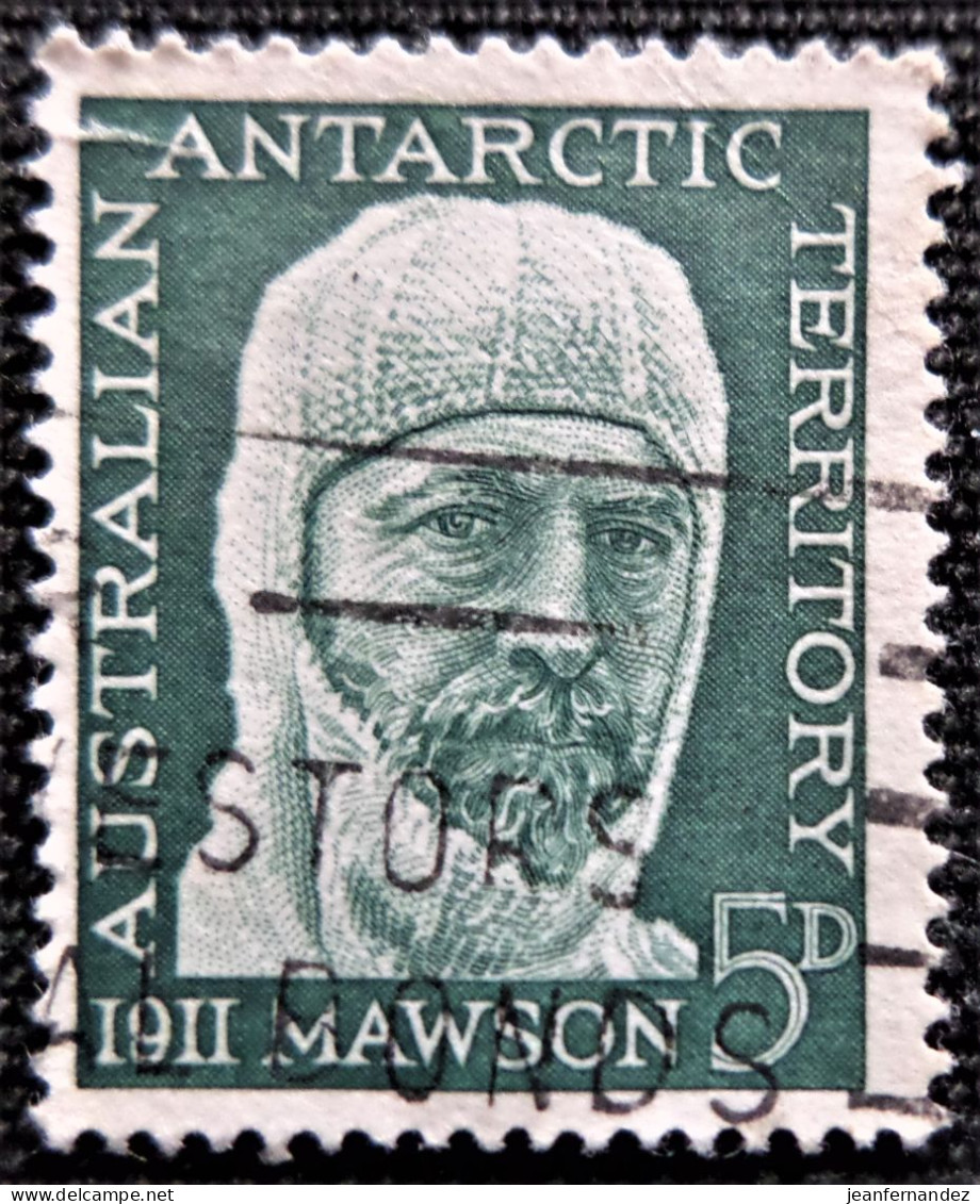 Territoire Antarctique Australien 1961 The 50th Anniversary Of The Australian Antarctic Expedition, Stampworld N° 7 - Gebraucht