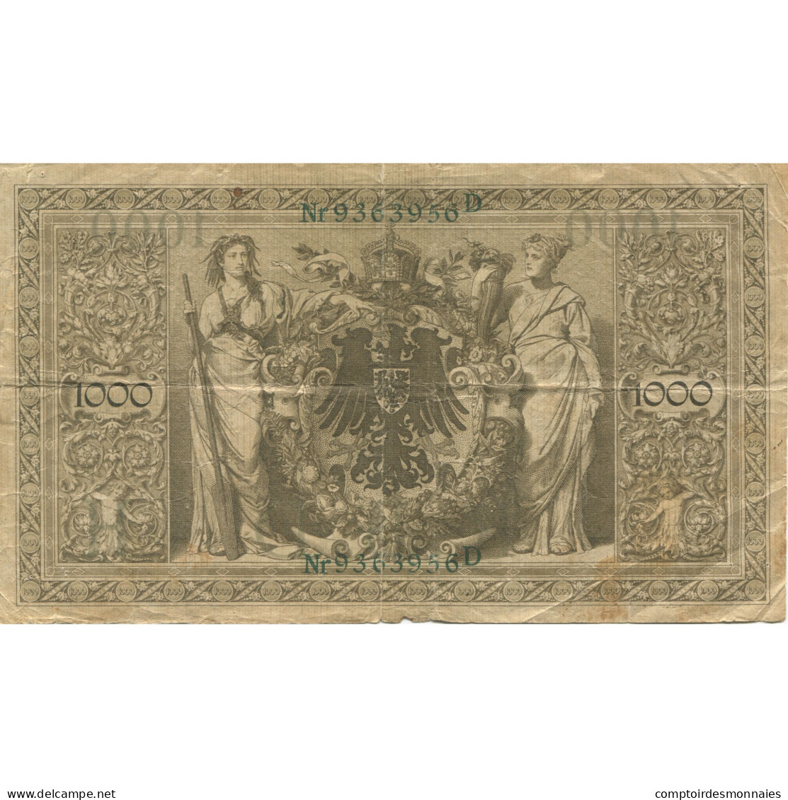 Billet, Allemagne, 1000 Mark, 1910, 1910-04-21, KM:45b, SUP - 1.000 Mark