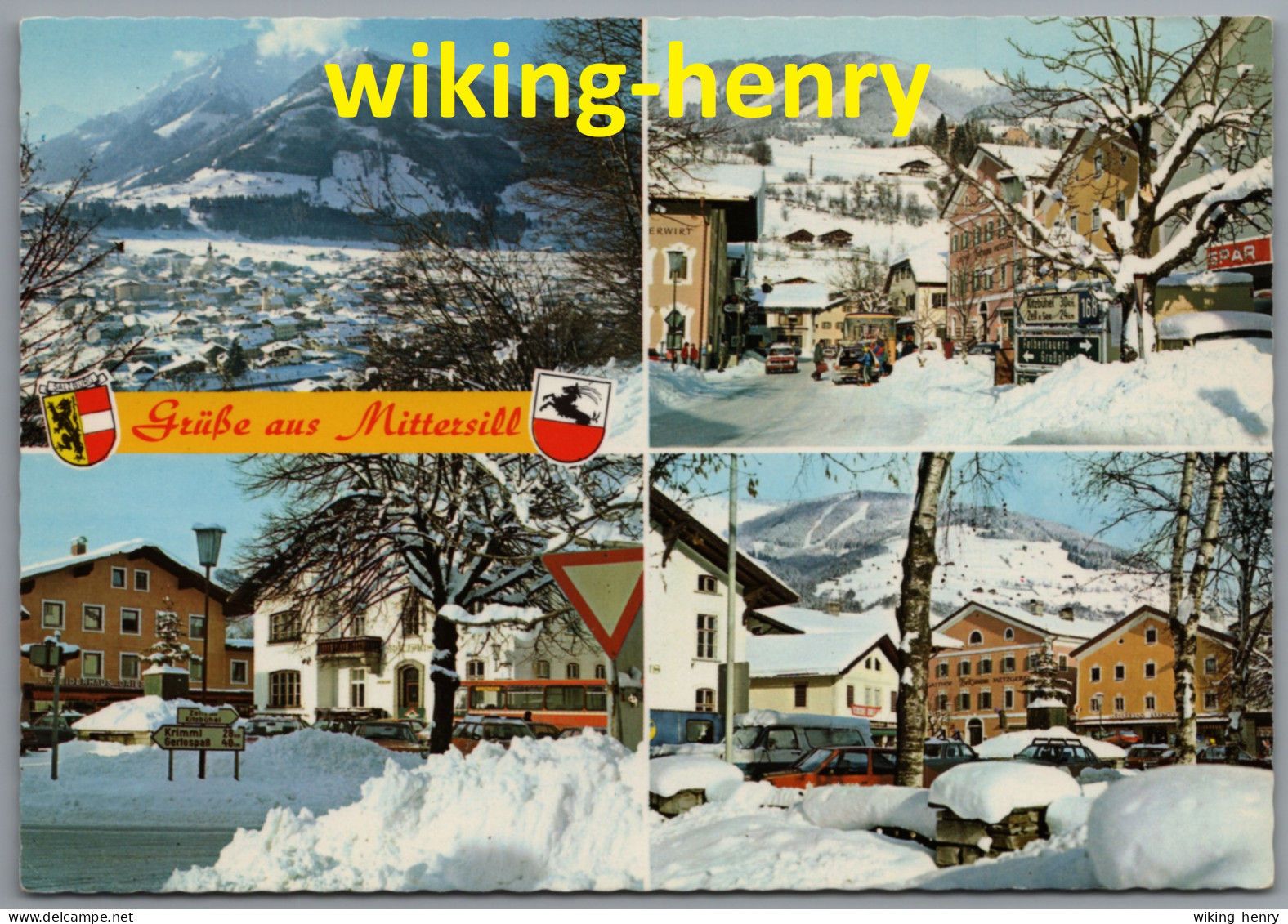 Salzburg Mittersill - Mehrbildkarte 1   Im Winter - Mittersill