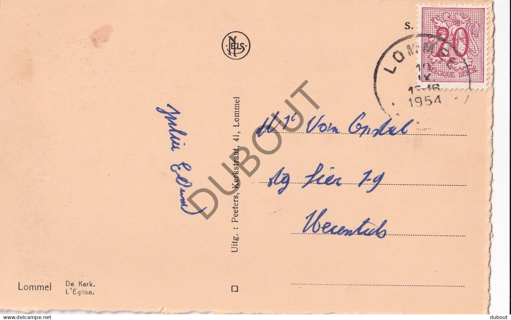 Postkaart/Carte Postale - Lommel - Kerk  (C3891) - Lommel