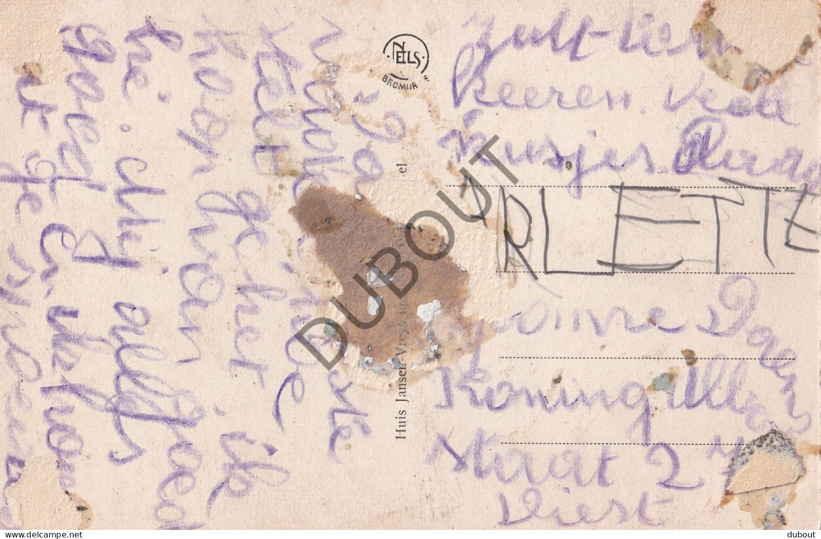 Postkaart/Carte Postale - Lommel - Weg Naar De Grens (C3887) - Lommel
