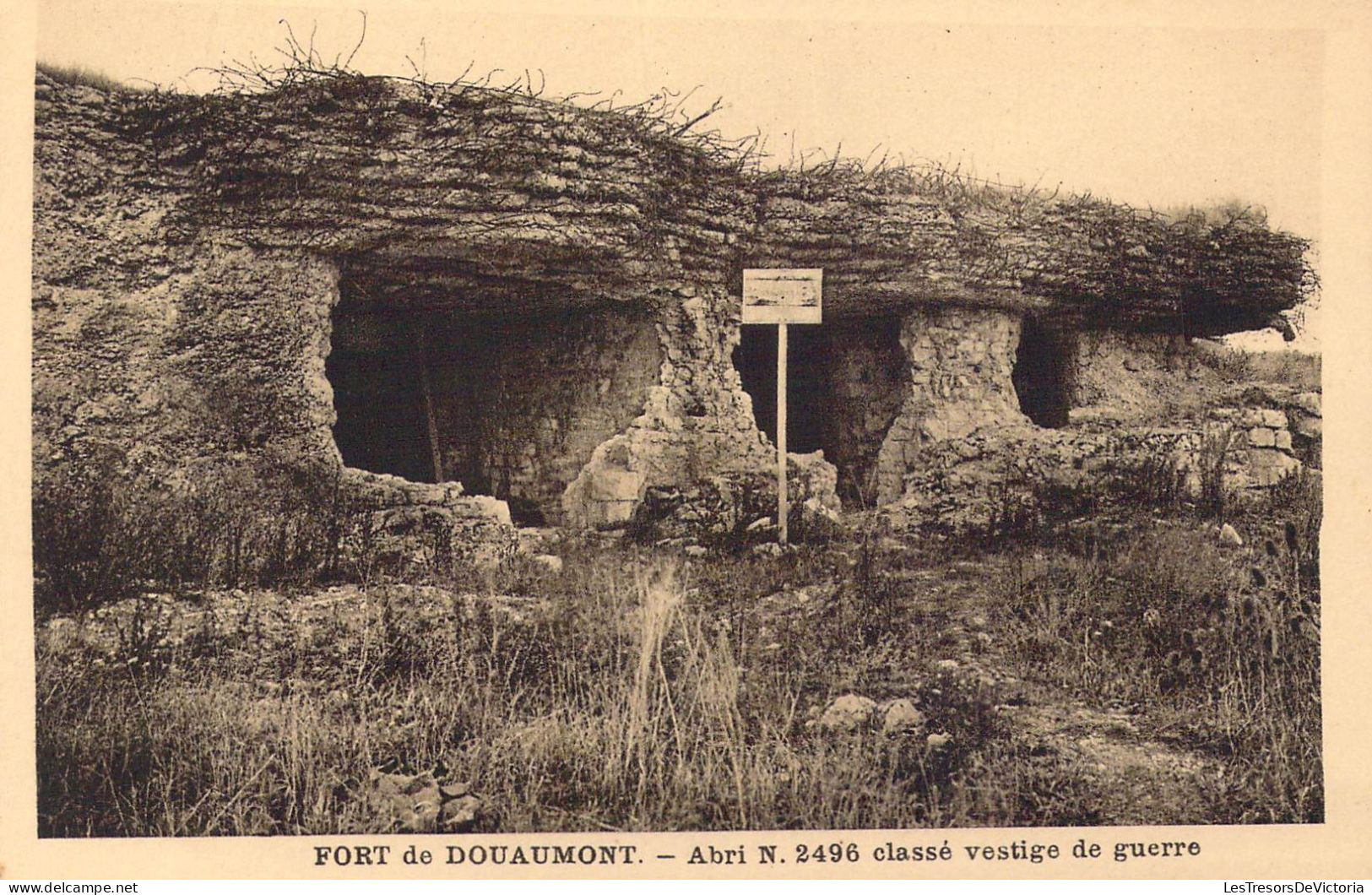 FRANCE - 55 - Fort De Douaumont - Abri N. 2496 Classé Vestige De Guerre - Carte Postale Ancienne - Douaumont