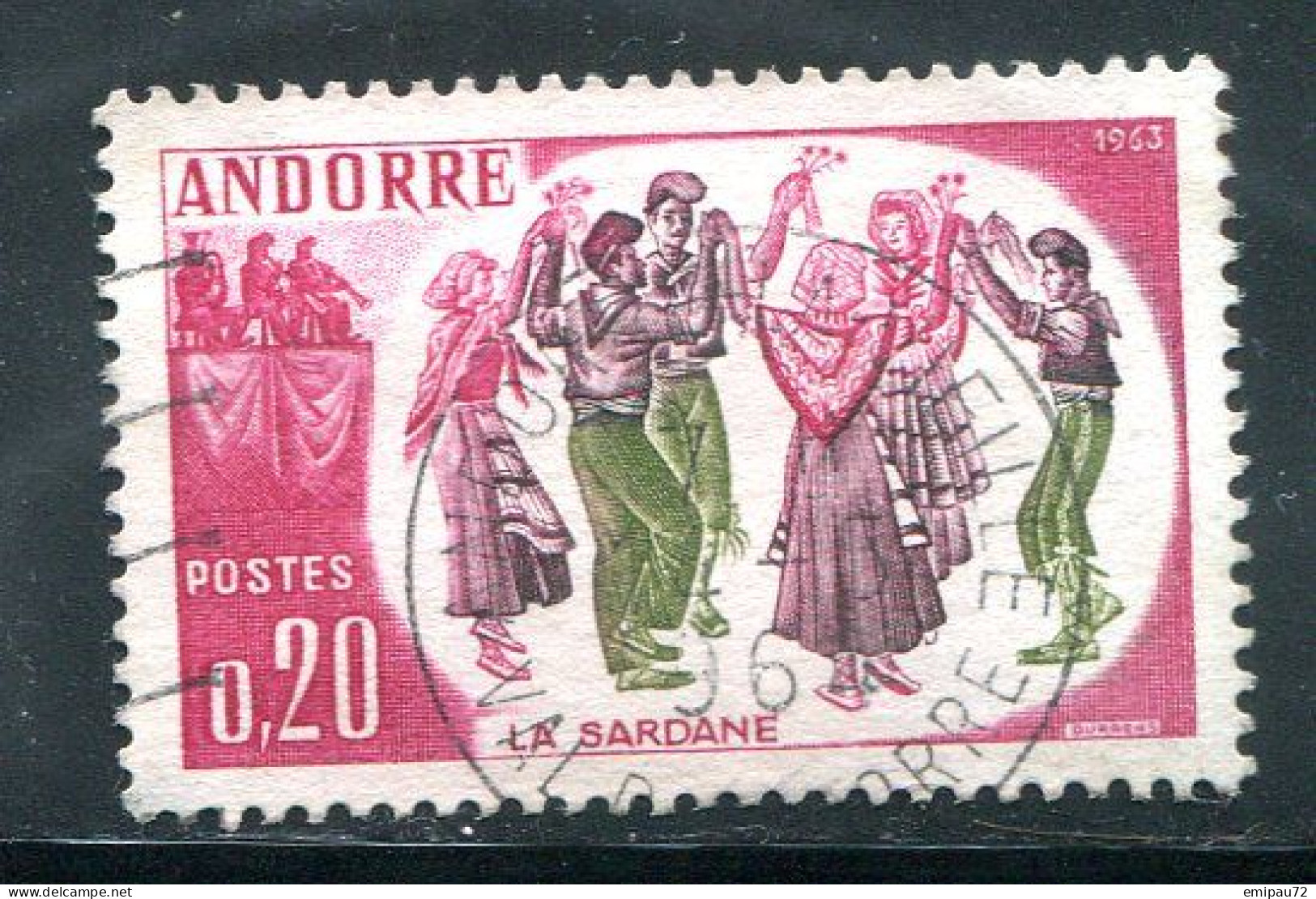 ANDORRE- Y&T N°166- Oblitéré - Usados