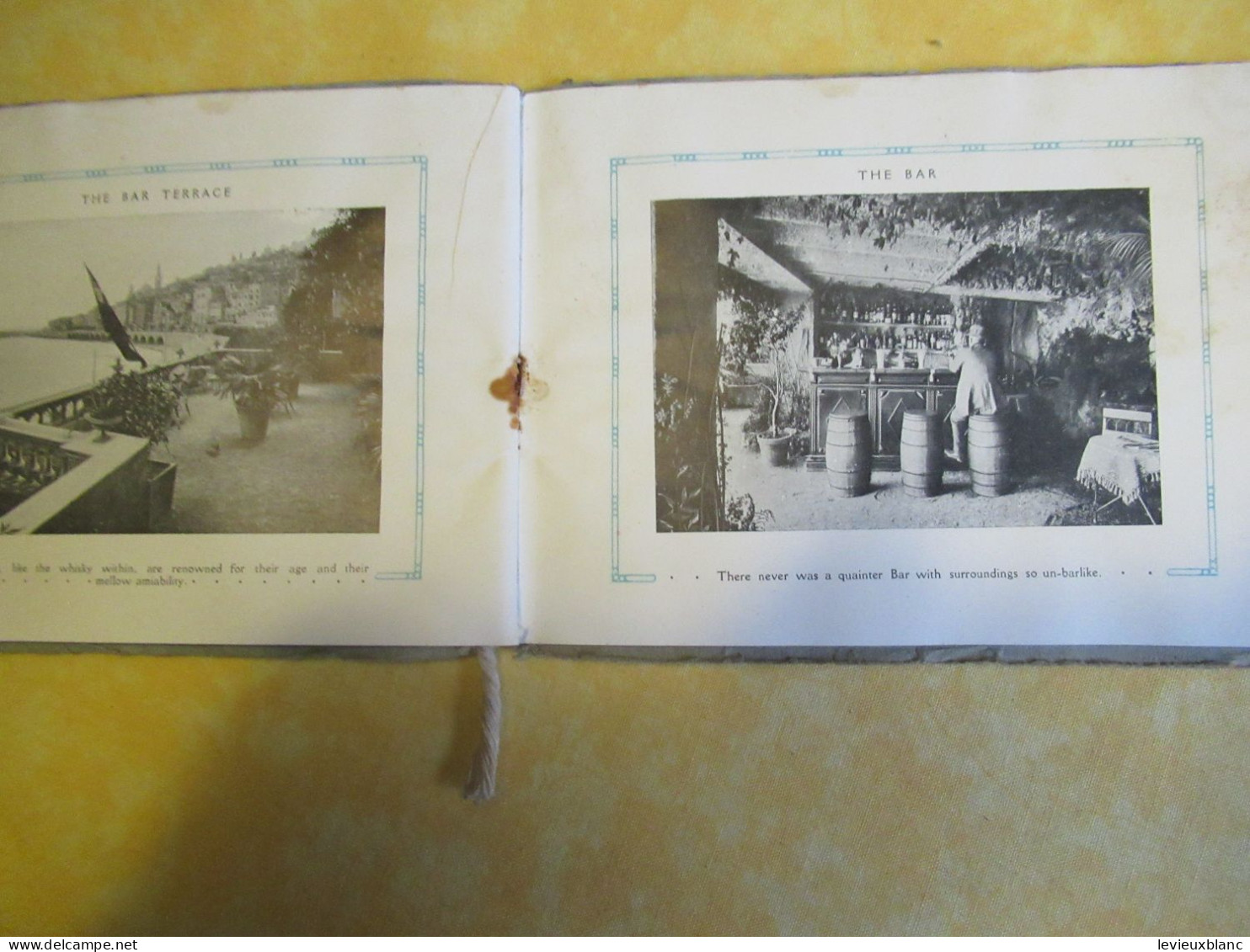 Restaurant De L'AMIRAUTE/ MENTON/ Admiralty Restaurant /  Petit Fascicule Publicitaire  En Anglais /Vers 1912     PGC519 - Tourism Brochures