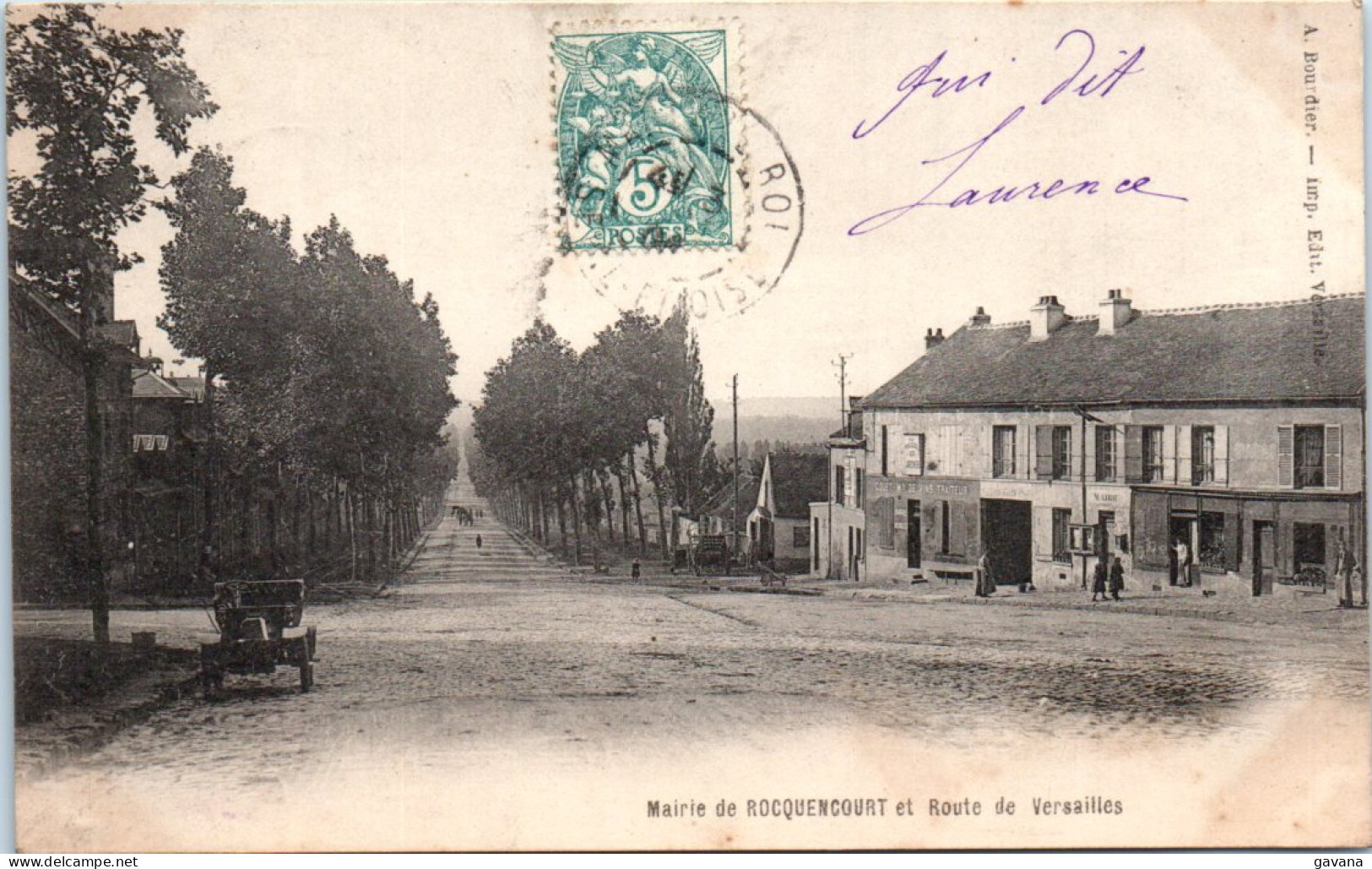 78 Mairie De ROCQUENCOURT Et Route De Versailles  - Rocquencourt