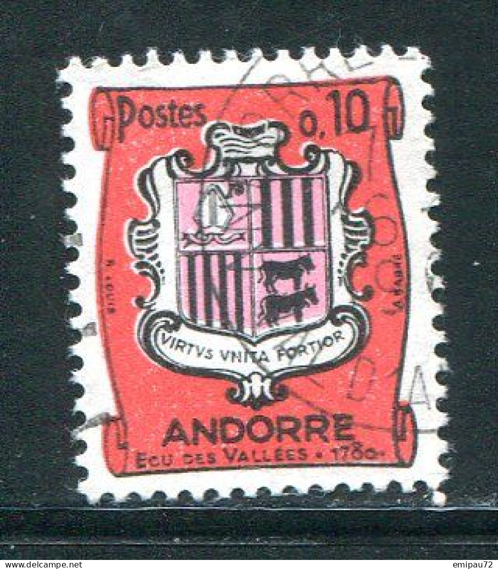 ANDORRE- Y&T N°155- Oblitéré - Used Stamps
