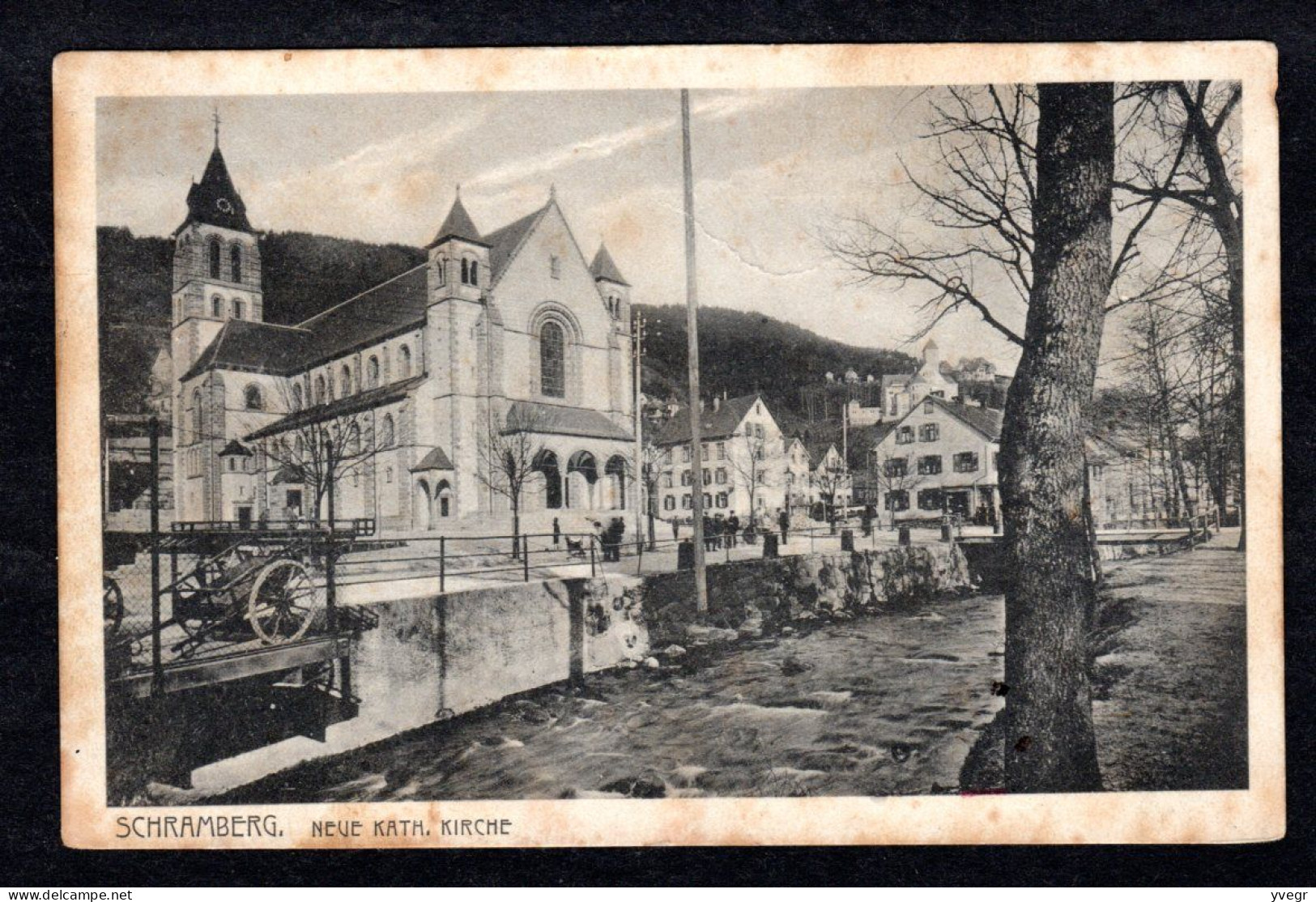Allemagne - SCHRAMBERG - Neue Kath Kirche (original-Eigentum Gebr) Postée Le 10/2/1943 - Schramberg