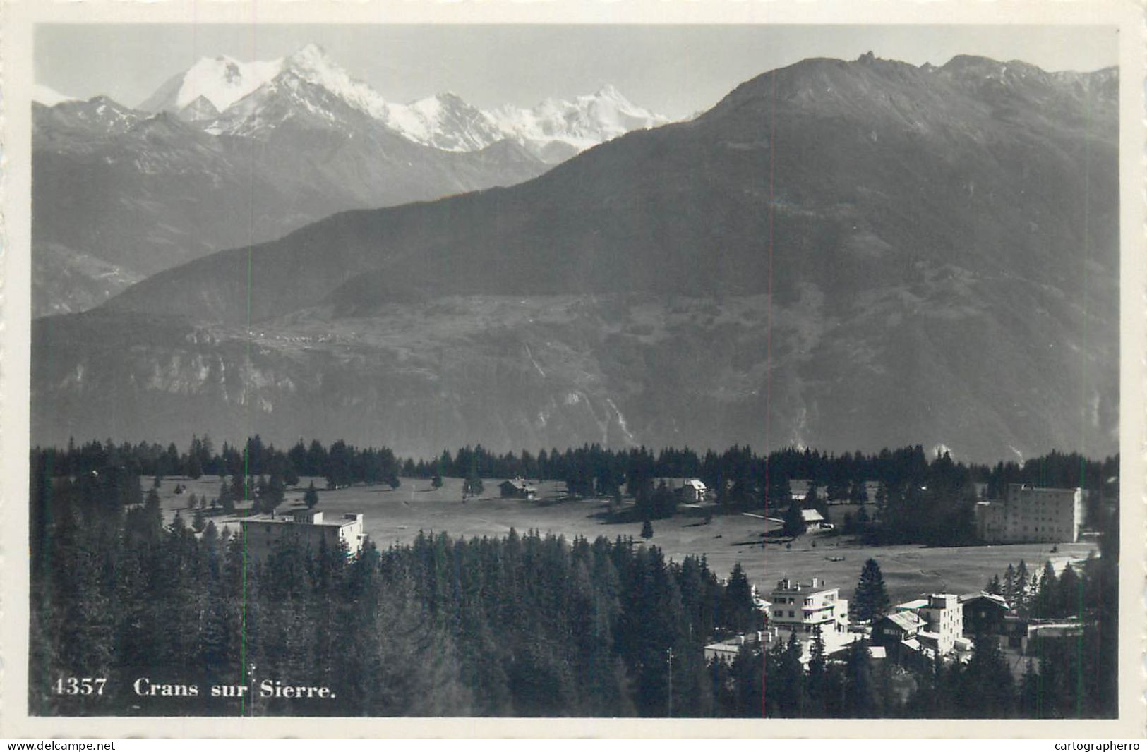 Postcard Switzerland Crans Sur Sierre - Crans