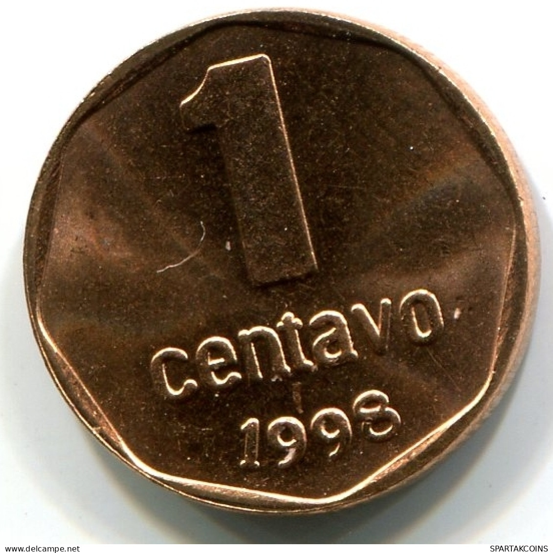 1 CENTAVO 1998 ARGENTINA Coin UNC #W10920.U - Argentine