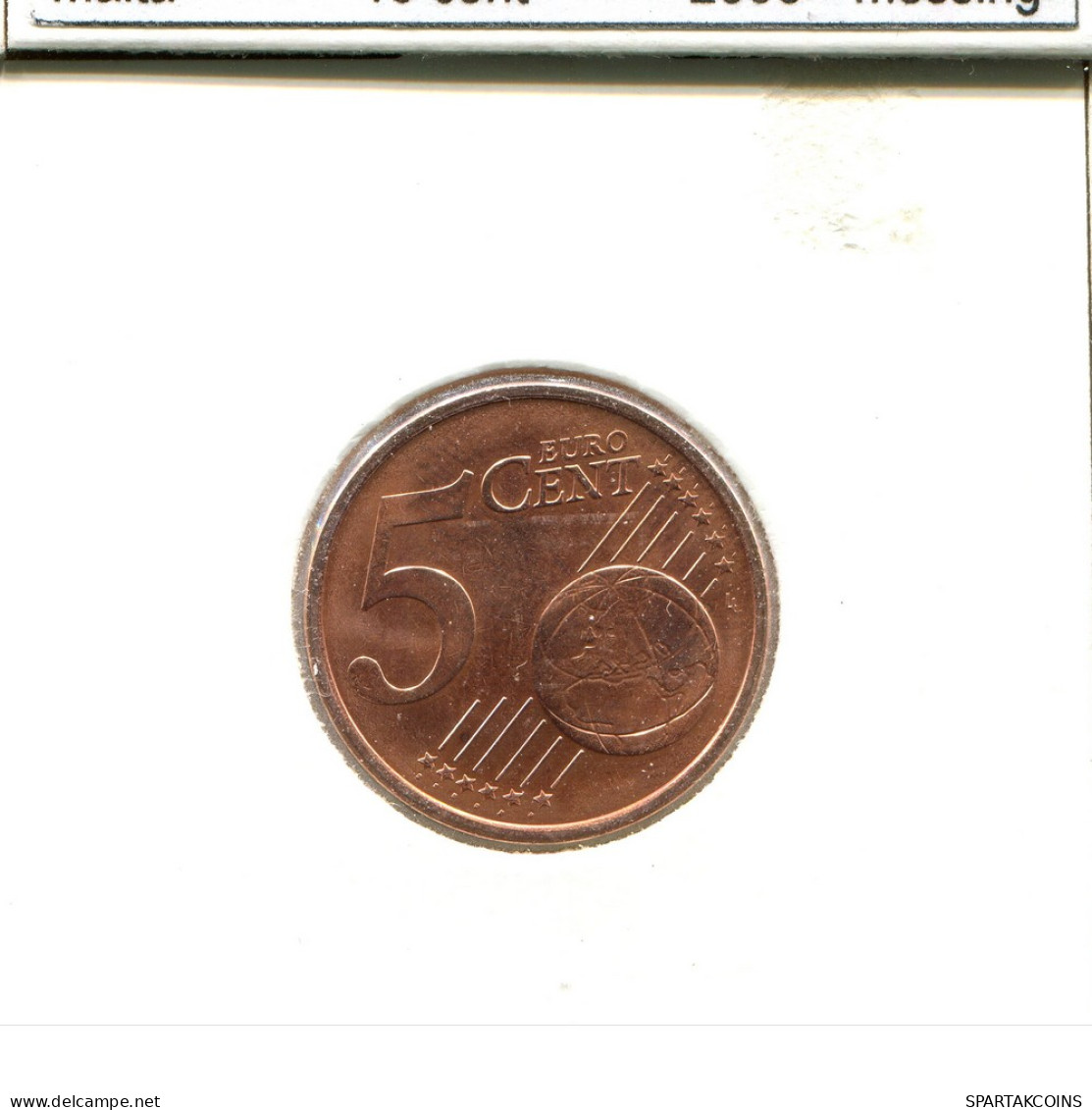 5 EURO CENTS 2008 MALTE MALTA Pièce #AS623.F - Malte