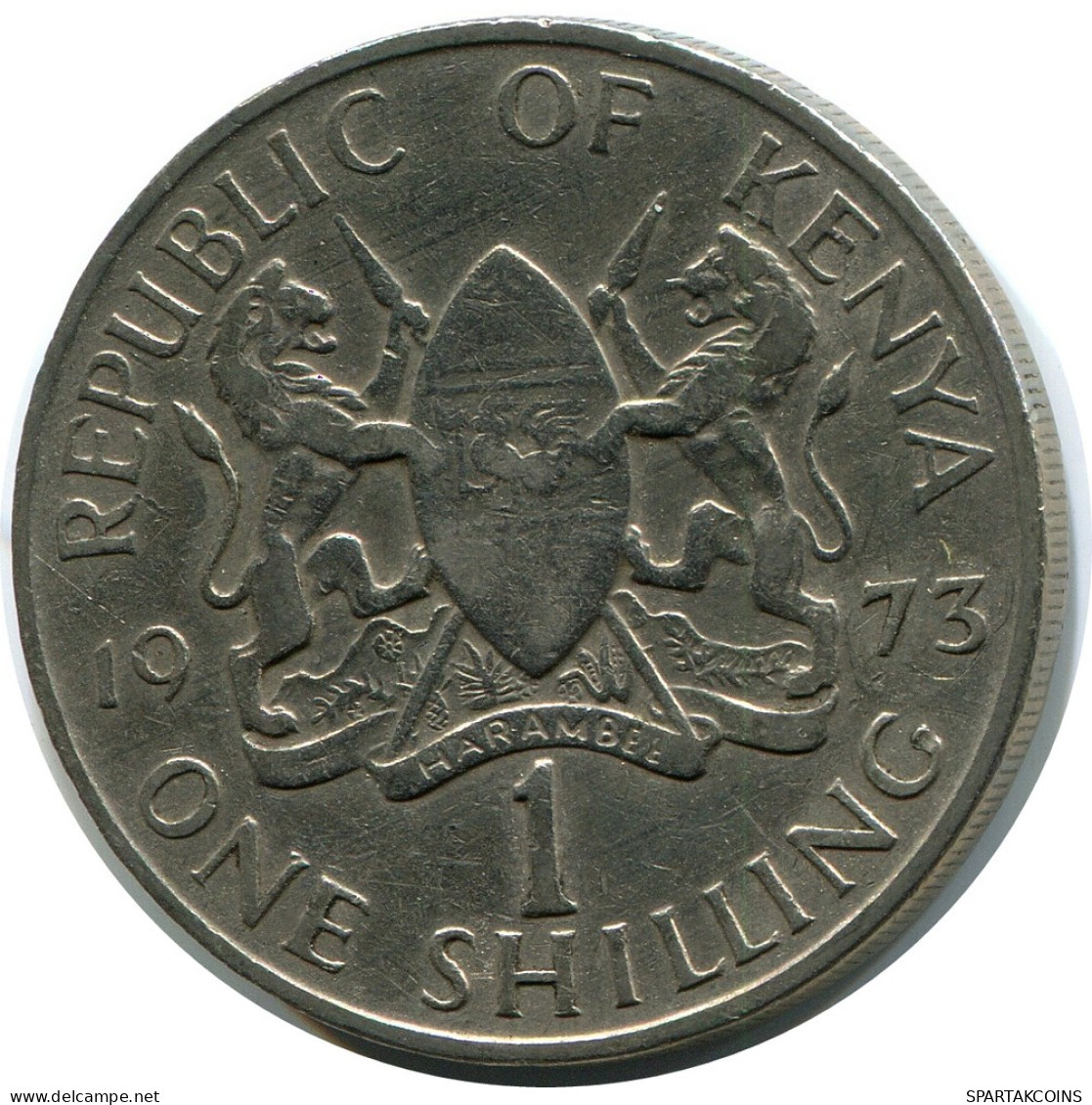 1 SHILLING 1973 KENYA Moneda #AZ189.E - Kenya