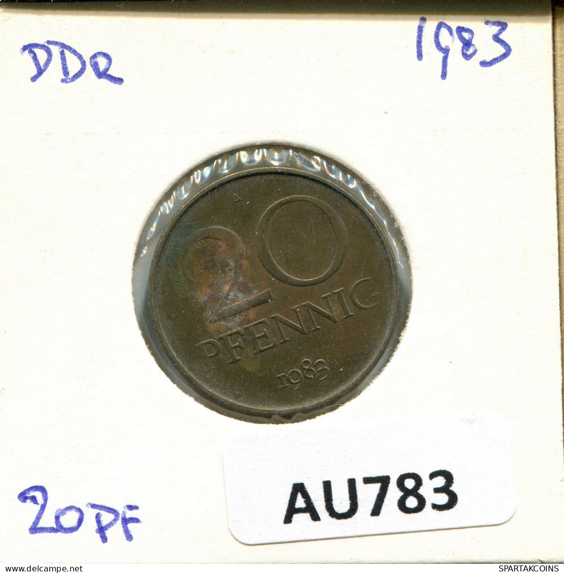 20 PFENNIG 1983 A DDR EAST ALLEMAGNE Pièce GERMANY #AU783.F - 20 Pfennig