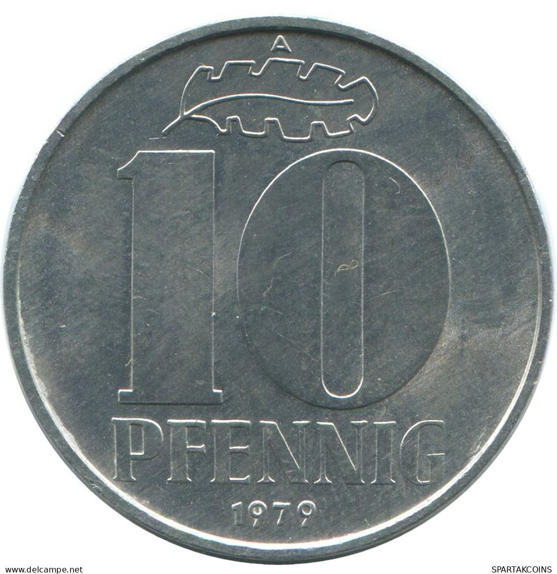 10 PFENNIG 1979 A DDR EAST ALLEMAGNE Pièce GERMANY #AE109.F - 10 Pfennig