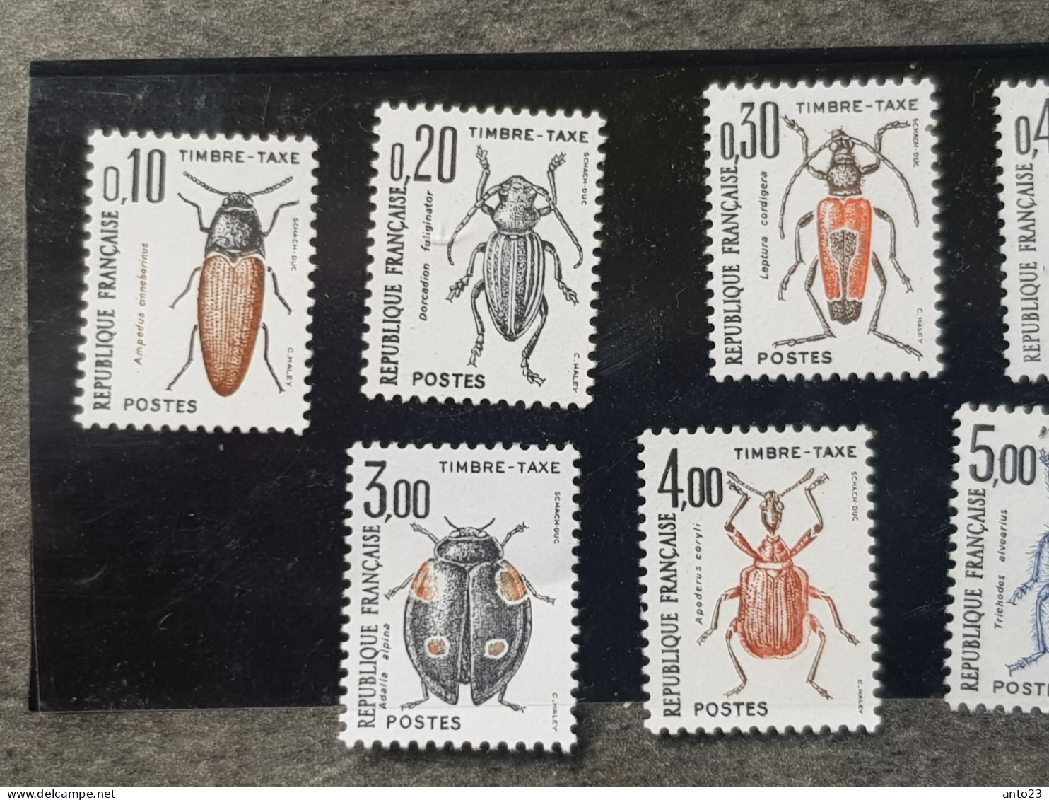 France  Taxe 1982 N° 103 / 112 Neuf  Série Complètes Insecte 10 Valeurs - Other & Unclassified