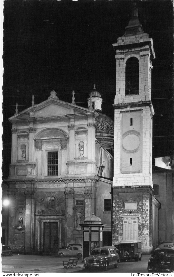 FRANCE - 06 - Nice - La Cathédrale Ste-Réparate Illuminée - Carte Postale Ancienne - Monumentos, Edificios