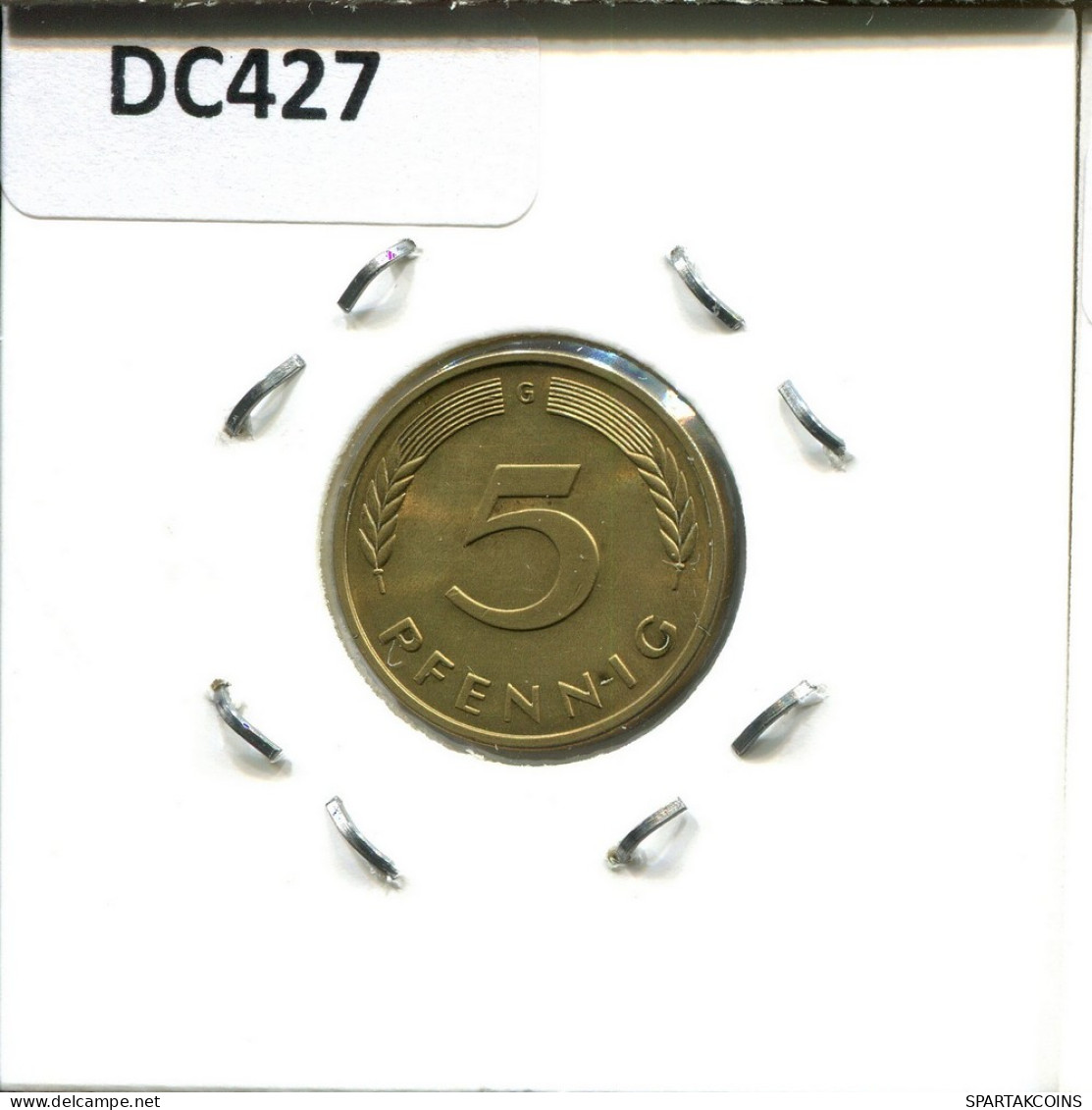 5 PFENNIG 1982 G BRD ALEMANIA Moneda GERMANY #DC427.E - 5 Pfennig