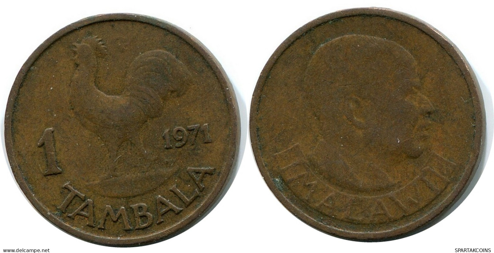 1 TAMBALA 1971 MALAWI Coin #BA196.U - Malawi