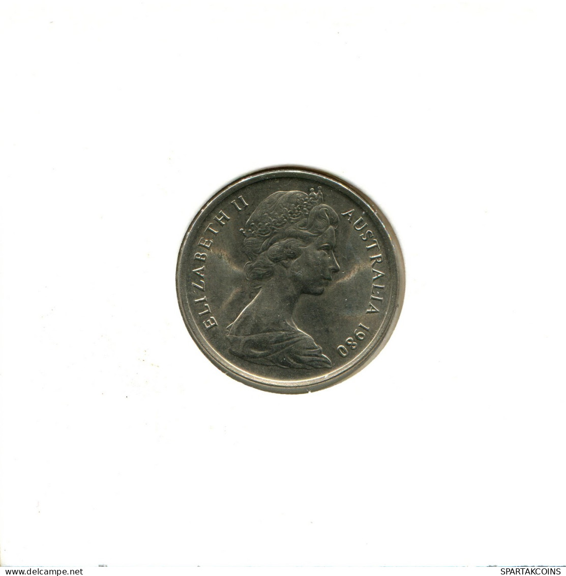 5 CENTS 1980 AUSTRALIA Coin #AX340.U - 5 Cents