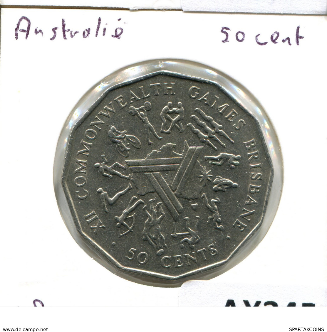 50 CENTS 1982 AUSTRALIEN AUSTRALIA Münze #AX345.D - 50 Cents