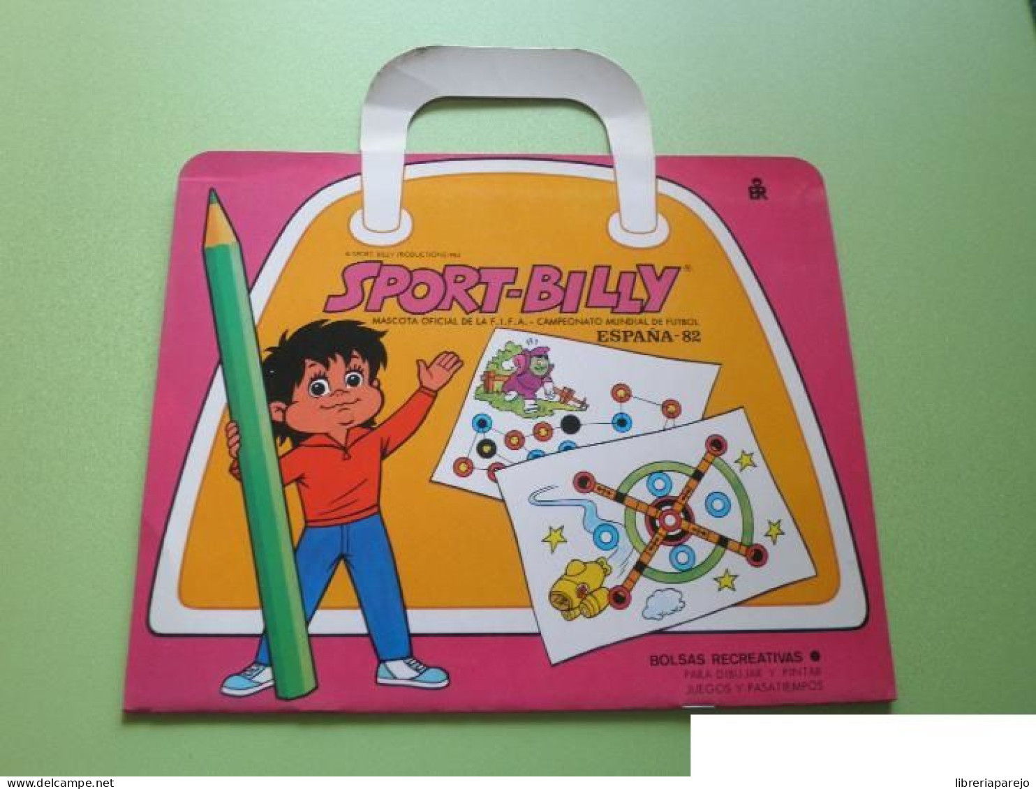 LOTE 4 BOLSAS RECREATIVAS SPORT-BILLY MUNDIAL FÚTBOL ESPAÑA 82 SIN RELLENAR DISTINTAS EDITORIAL ROMA - Kinder- Und Jugendbücher