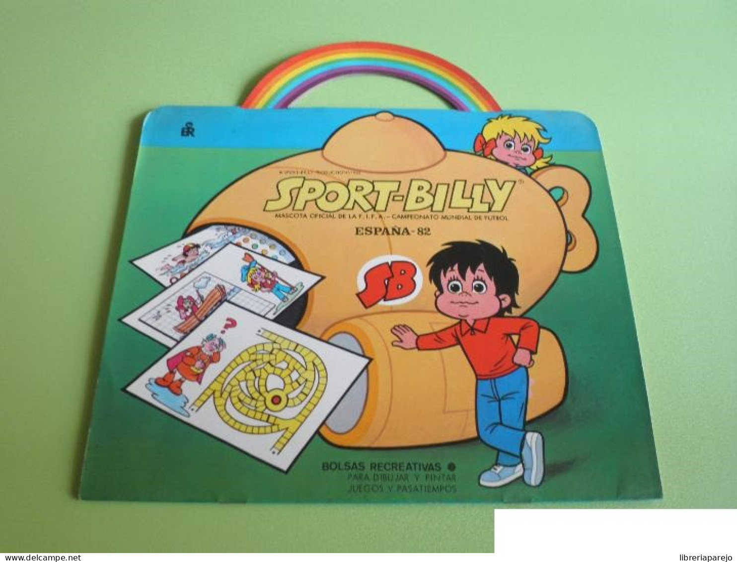 LOTE 2 BOLSAS RECREATIVAS SPORT-BILLY MUNDIAL FÚTBOL ESPAÑA 82 SIN RELLENAR IGUALES EDITORIAL ROMA - Kinder- Und Jugendbücher