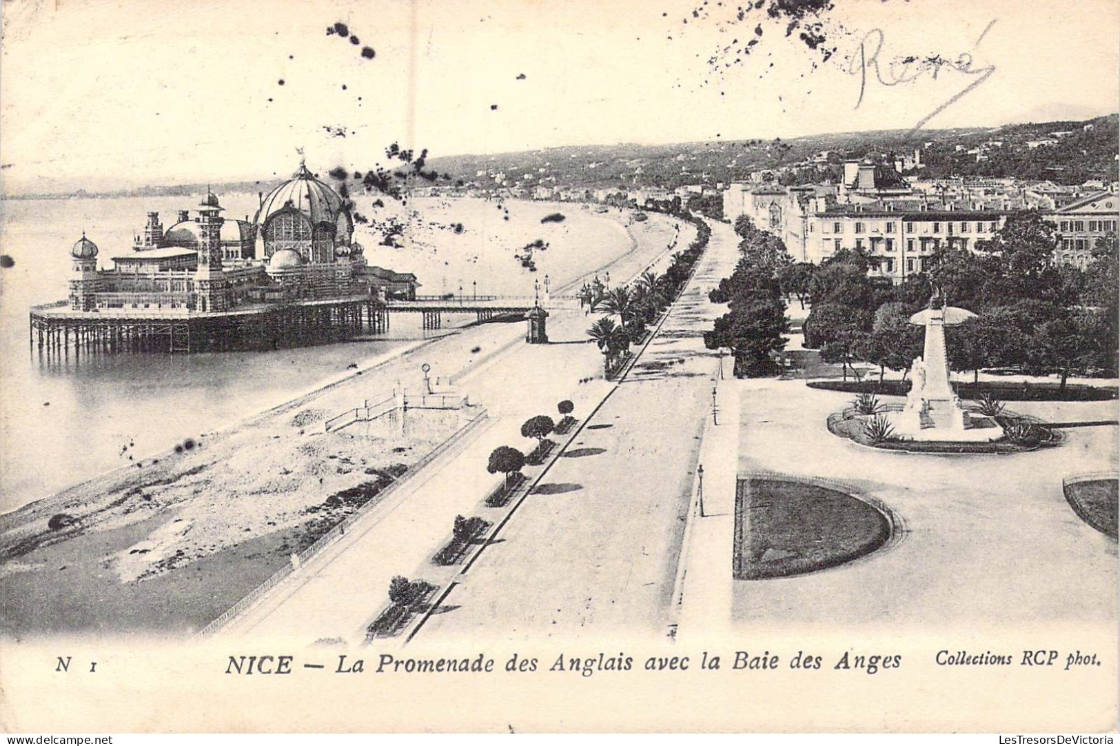 FRANCE - 06 - Nice - La Promenade Des Anglais Avec La Baie Des Anges - Carte Postale Ancienne - Sonstige & Ohne Zuordnung