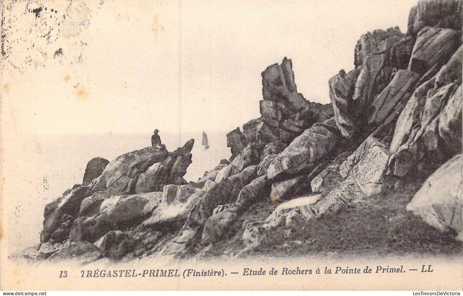 FRANCE - 29 - Plougasnou - Trégastel-Primel - Etude De Rochers à La Pointe De Primel - Carte Postale Ancienne - Plougasnou