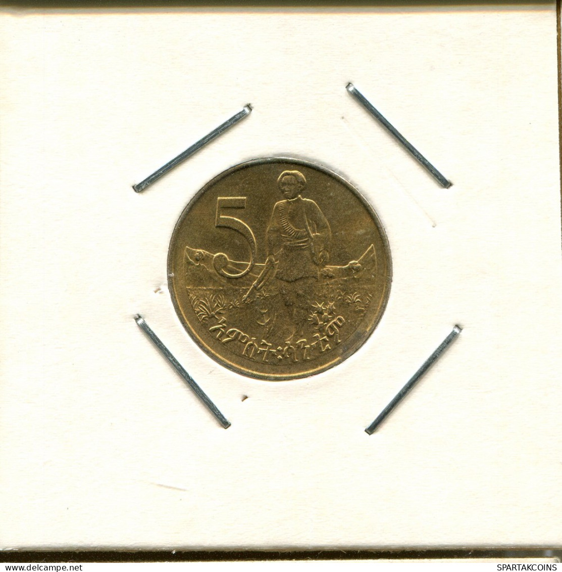 5 CENTS 2004 ÉTHIOPIE ETHIOPIA Pièce #AS188.F - Ethiopië