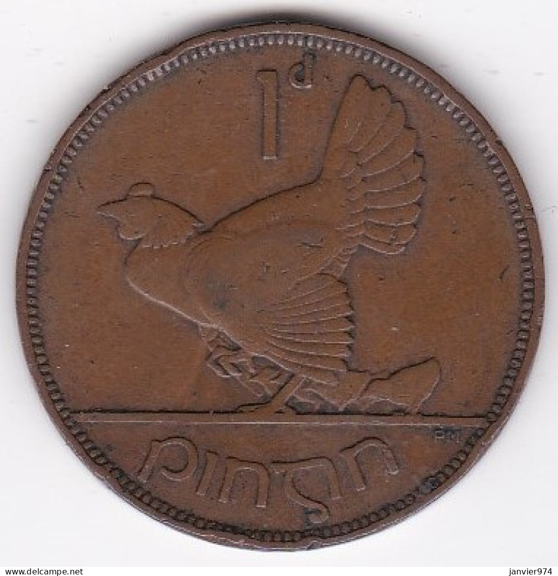 Irlande 1 Pingin 1931, En Bronze, KM# 3 - Irlande