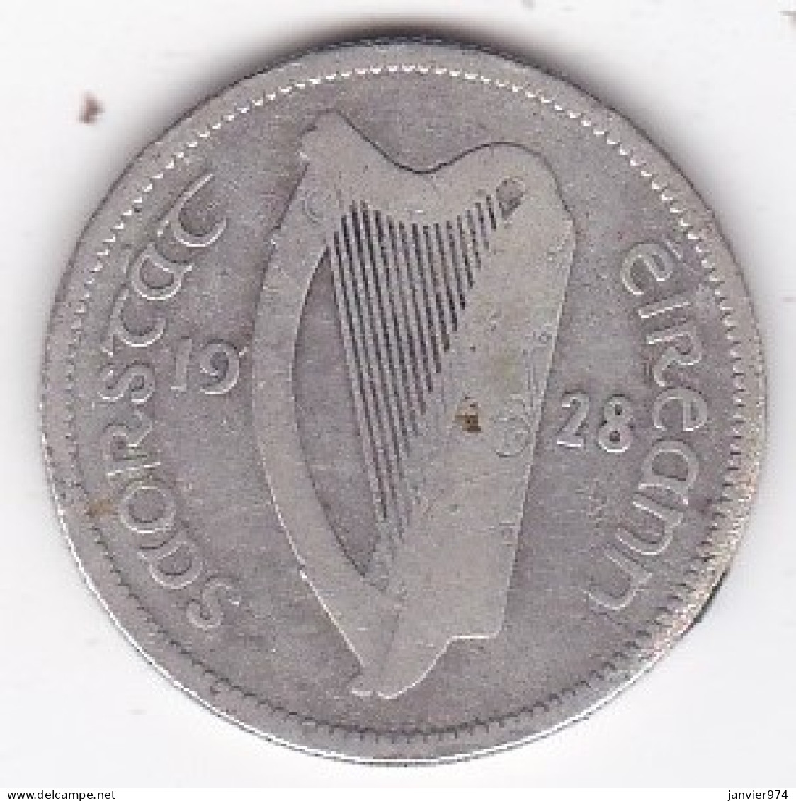 Irlande . 1 Scilling 1928, En Argent . KM# 6 - Ierland