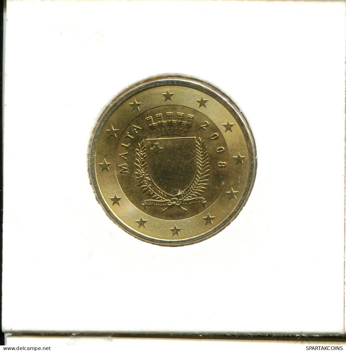 50 EURO CENTS 2008 MALTA Moneda #AS630.E - Malte