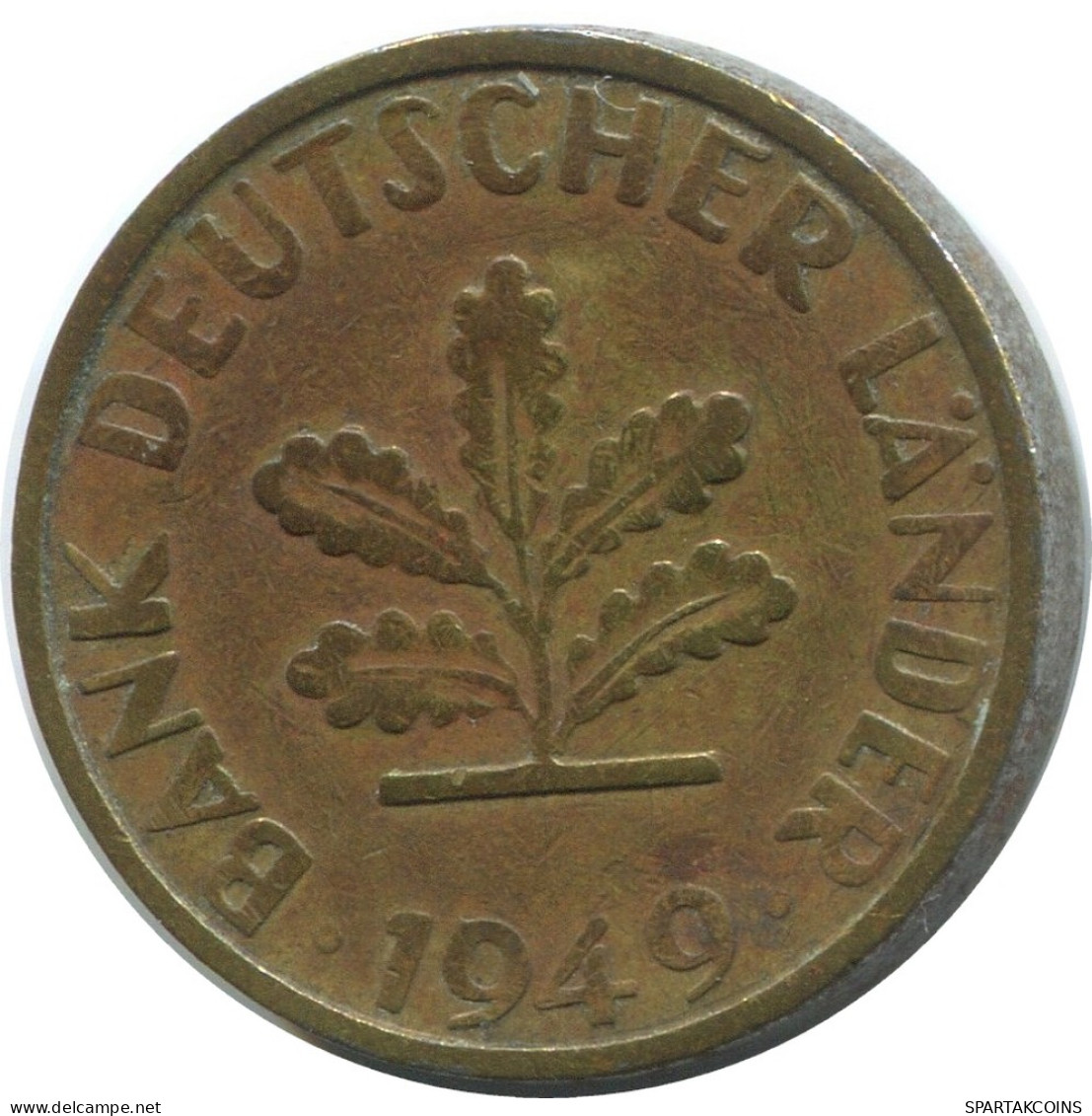 5 PFENNIG 1949 C BRD DEUTSCHLAND Münze GERMANY #AD871.9.D - 5 Pfennig