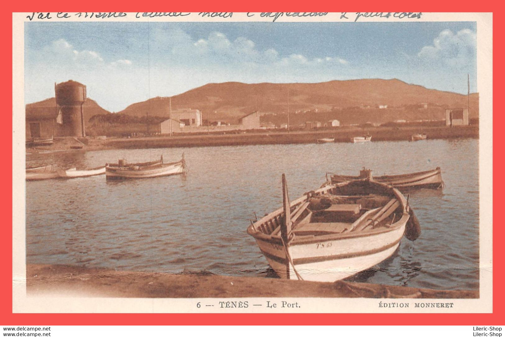 ALGÉRIE CPA 1930 Ténès Le Port -  Édit Monneret  - Other & Unclassified