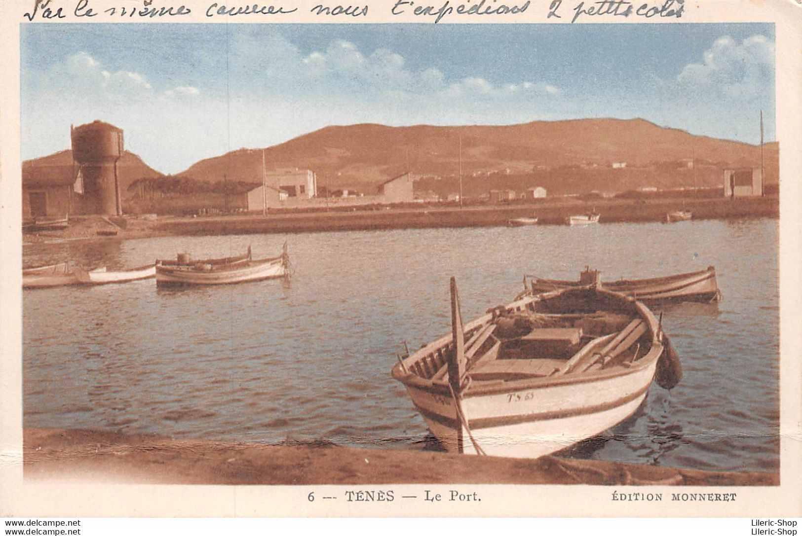 ALGÉRIE CPA 1930 Ténès Le Port -  Édit Monneret  - Other & Unclassified