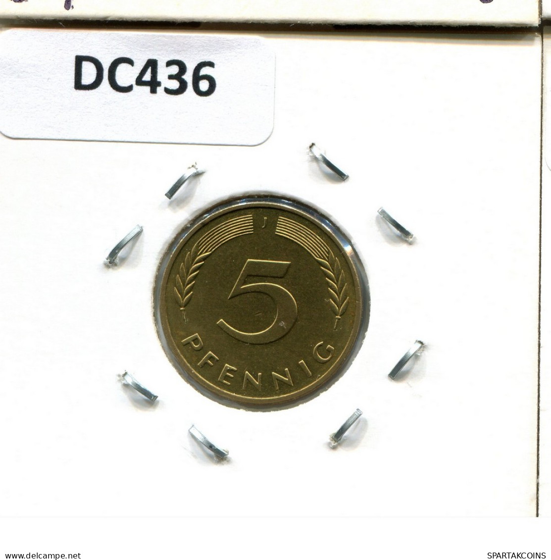 5 PFENNIG 1984 J BRD DEUTSCHLAND Münze GERMANY #DC436.D - 5 Pfennig