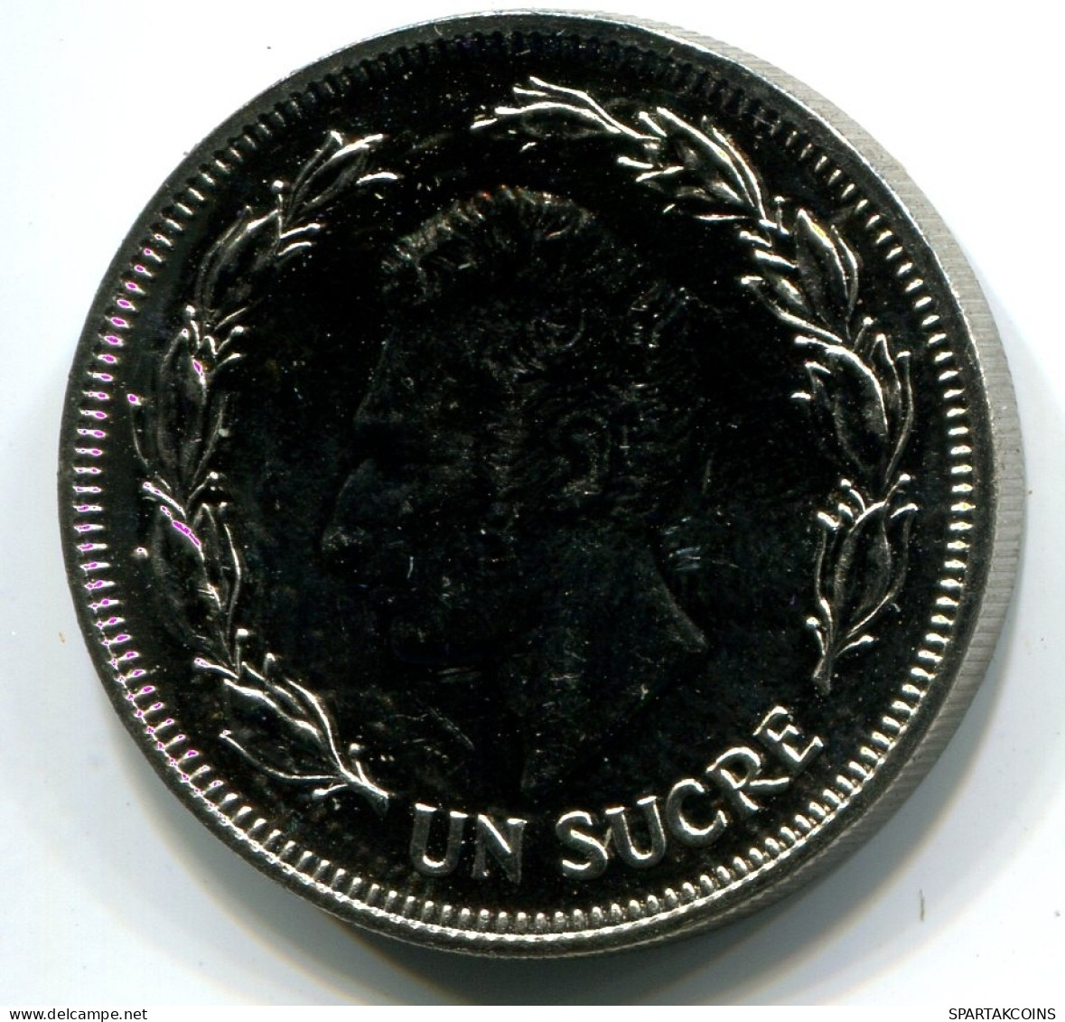 1 SUCRE 1986 ECUADOR UNC Moneda #W11124.E - Equateur