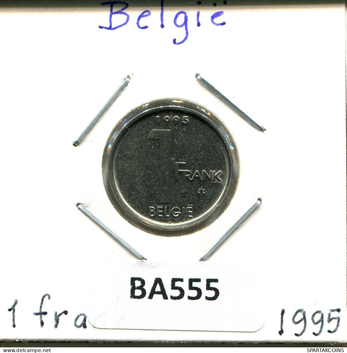 1 FRANC 1995 DUTCH Text BÉLGICA BELGIUM Moneda #BA555.E - 1 Franc