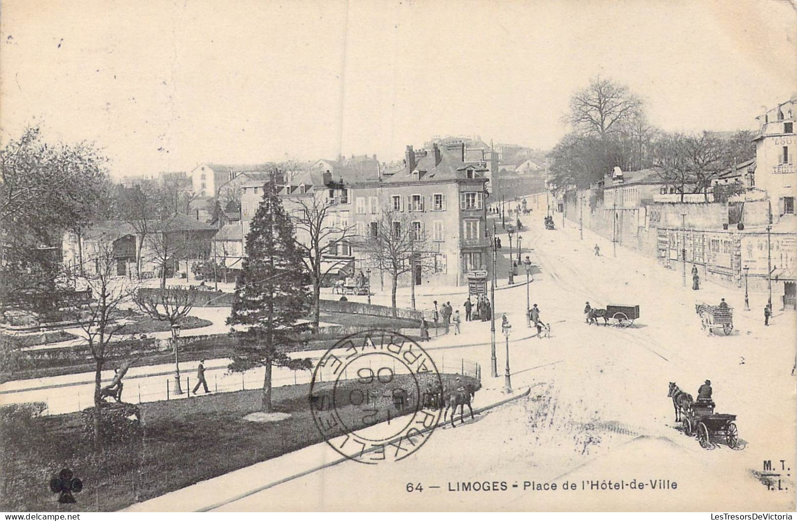 FRANCE - 87 - Limoges - Place De L'Hôtel De Ville - Carte Postale Ancienne - Limoges