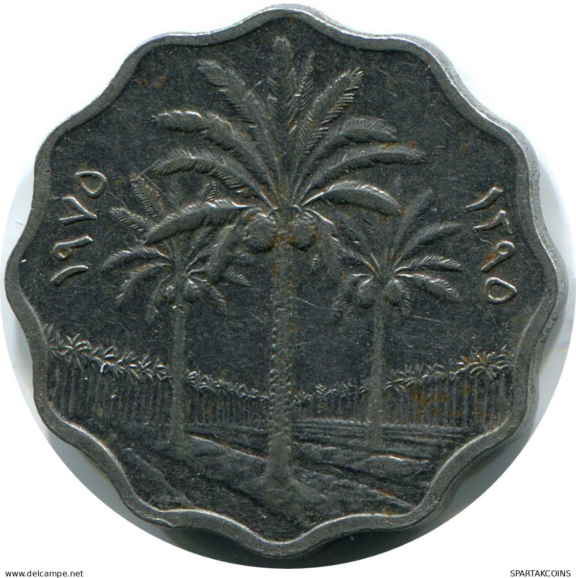 5 FILS 1975 IRAQ Islamic Coin #AK015.U - Iraq