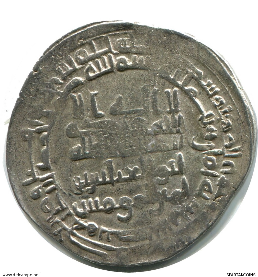 ABBASID AL-MUQTADIR AH 295-320/ 908-932 AD Silver DIRHAM #AH175.45.U - Oriental