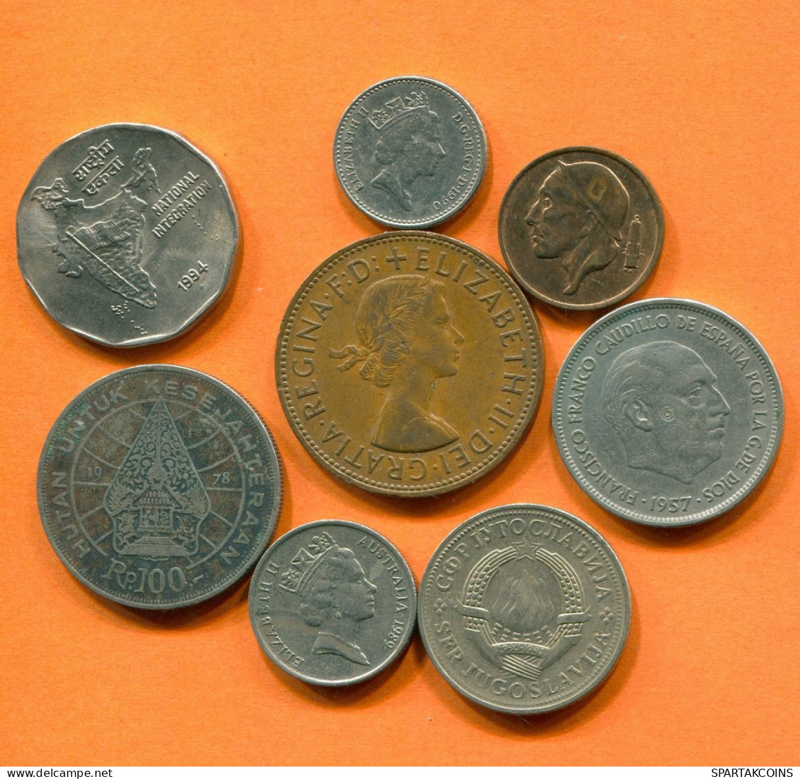 Sammlung WELT Münze Verschiedene LÄNDER Und REGIONEN #L10409.1.D - Lots & Kiloware - Coins